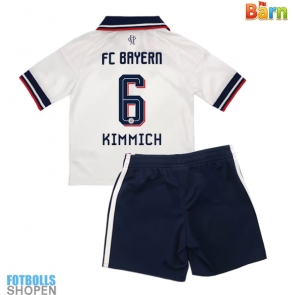 Billiga Bayern Munich Joshua Kimmich #6 Bortatröja Barn 2026-27 Kortärmad (+ Korta byxor)